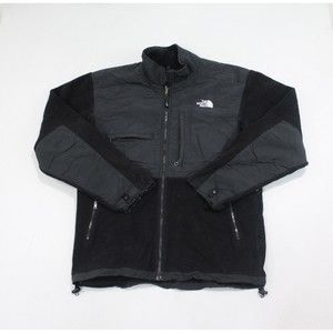 The North Face Men Black Jacket Fleece Soft Shell Size Large
